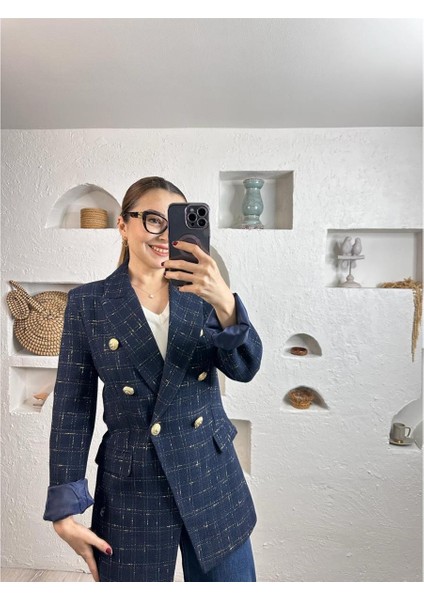 Çizgi Detay Tüvit Blazer 46511 fiyatları