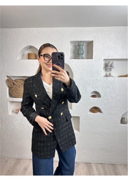Çizgi Detay Tüvit Blazer 46511