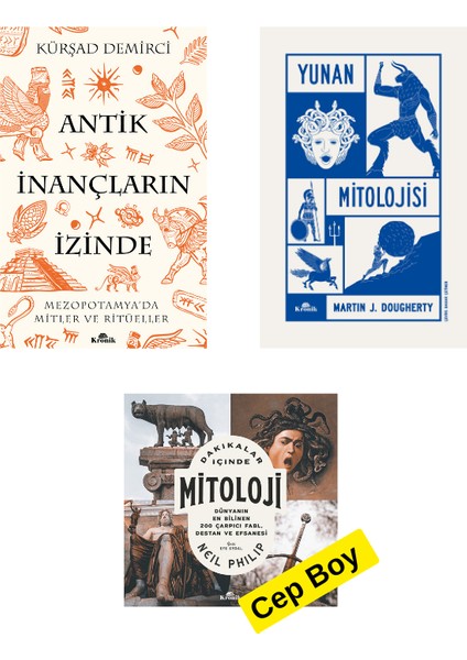 Dakikalar İçinde Mitoloji - Yunan Mitolojisi - Antik İnançların İzinde 3 Kitap