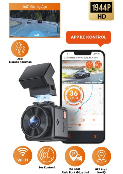 Element 1 Lite Araç Içi Kamera