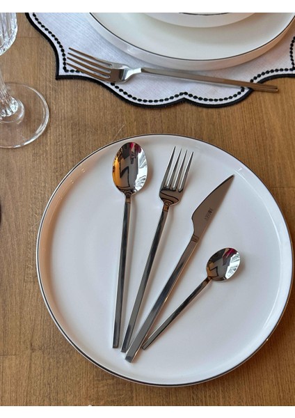 Yemek Takımı Modern Silver 86 Parça 6 Kişilik indirimleri