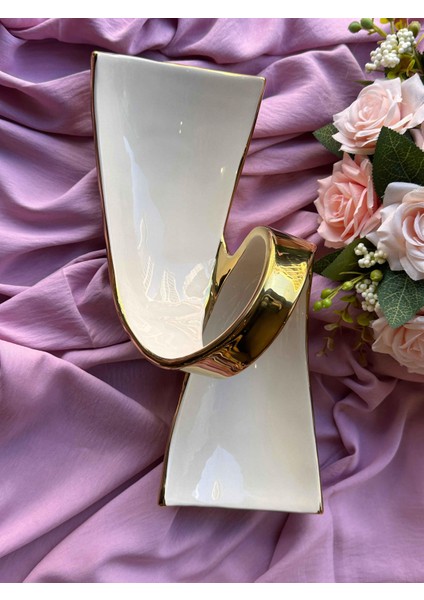 Dream Gold Dikdörtgen Servis Tabağı 2 Bölmeli