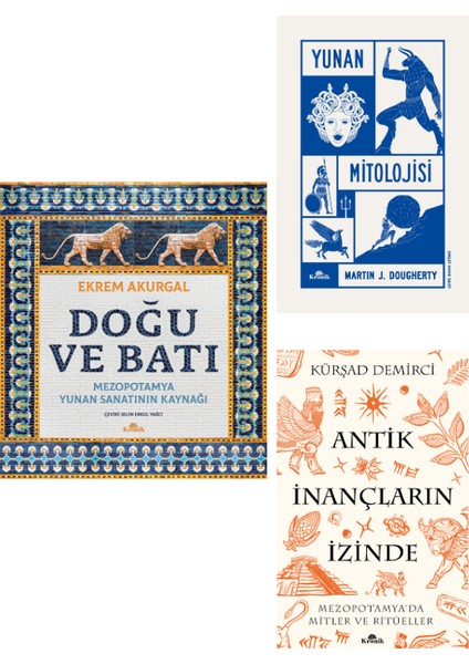 Doğu ve Batı (Ciltli) / Yunan Mitolojisi / Antik Inançların Izinde 3 Kitap Set