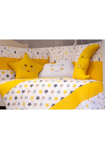 Park Yatak Bebek Uyku Seti Nevresim Takımı 70x110 Damla Sarı fiyatları