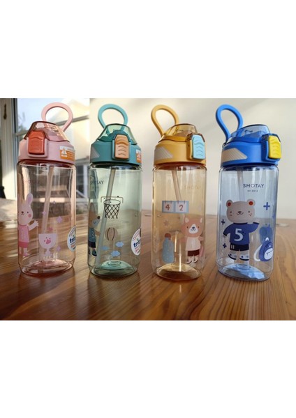 Çocuk Su Matarası Tritan Yeşil 570ML modelleri