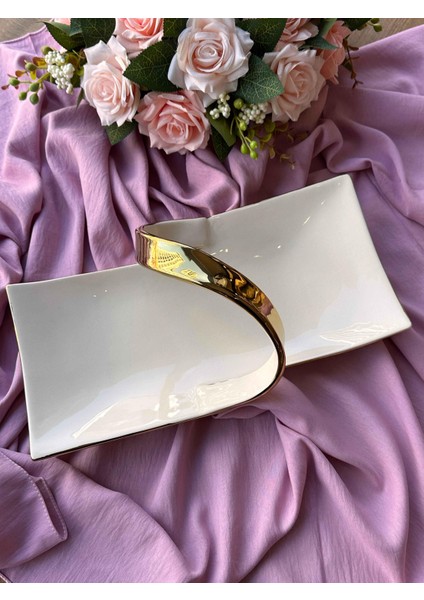 Dream Gold Dikdörtgen Servis Tabağı modelleri