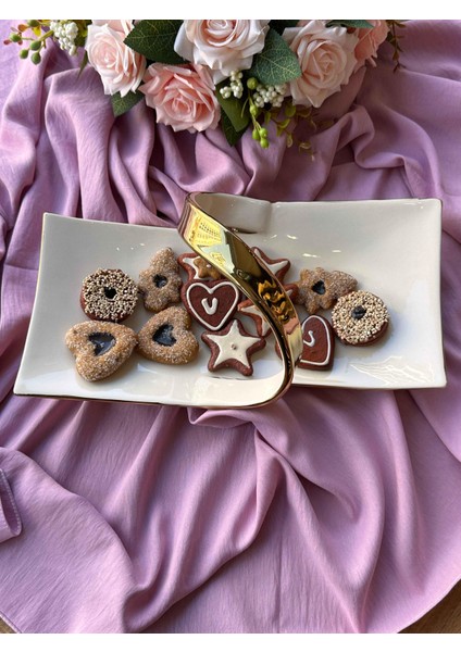 Dream Gold Dikdörtgen Servis Tabağı fırsatları