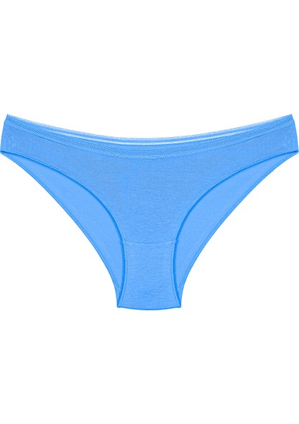 4 Adet Dantel Işlemeli Bikini Külot Mint, Bej, Beyaz, Somon