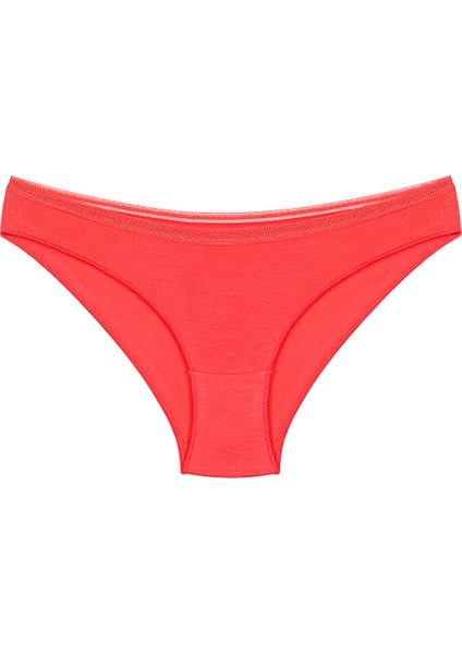 4 Adet Dantel Işlemeli Bikini Külot Mint, Bej, Beyaz, Somon
