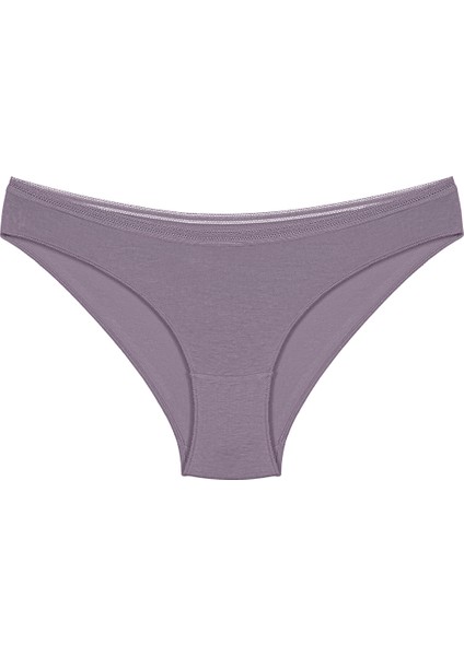 4 Adet Dantel Işlemeli Bikini Külot Mint, Bej, Beyaz, Somon