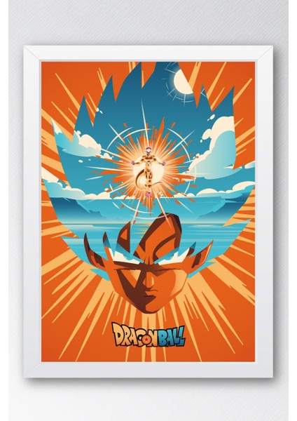 Dragon Ball Çerçeveli Tablo - Manga Anime Poster Tablo