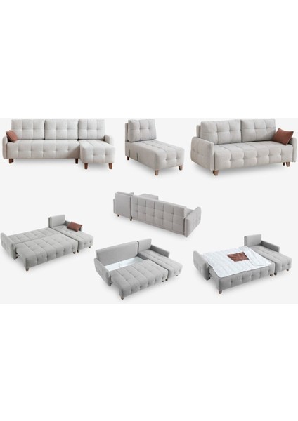 Orion Köşe Koltuk Takımı & L Koltuk (Sandıklı & Yataklı) Gri & Köşe Takımı modelleri