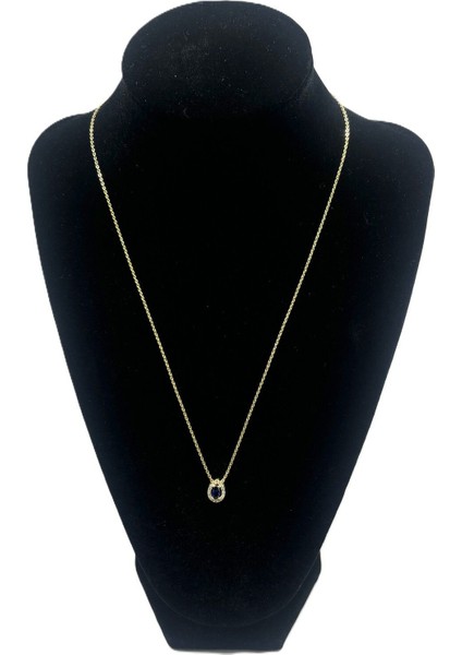 Kadın Zirkon Taşlı Kolye