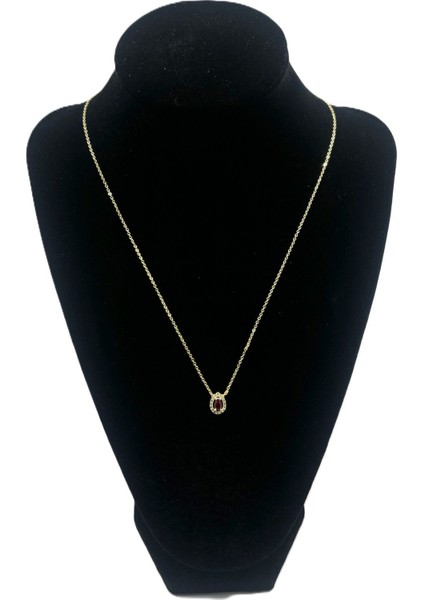 Kadın Zirkon Taşlı Kolye