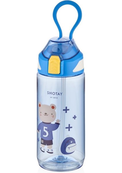 Çocuk Su Matarası Tritan Mavi 570ML
