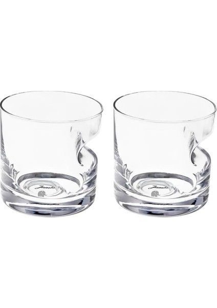 Glory 2 Adet Purolu Cam Viski Bardağı 350 ml