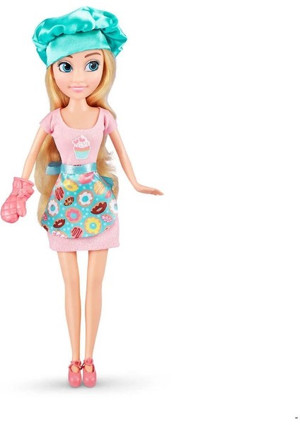 PAK02000 Sparkle Girlz 27CM Aşçı Bebek ve Oyun Seti - 100183
