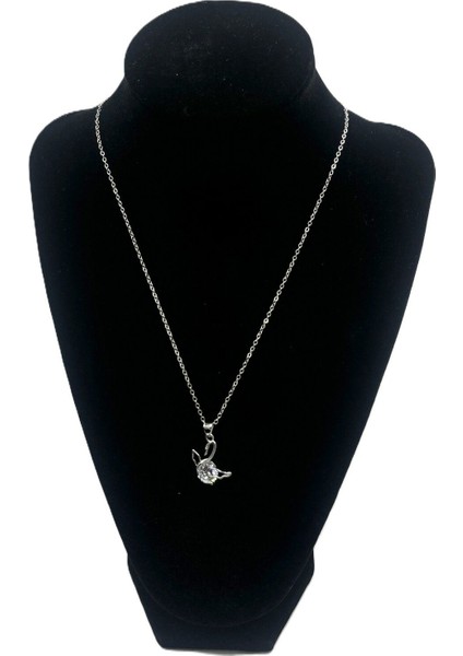 Kadın Zirkon Taşlı Kolye