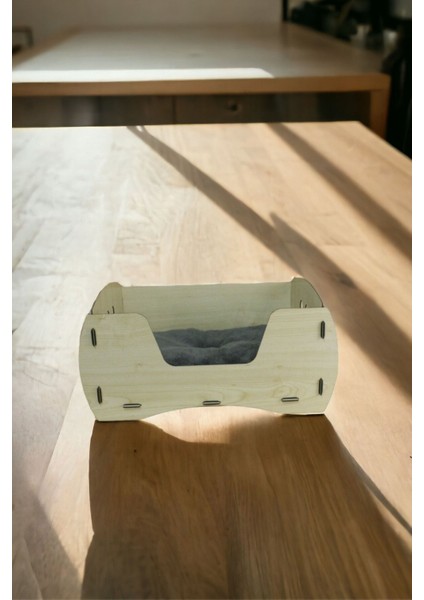 Kedi Yatağı Ahşap Açık Meşe Renk Model 6 modelleri