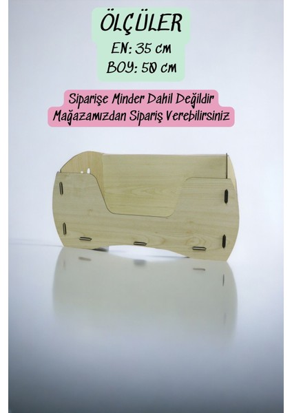 Kedi Yatağı Ahşap Açık Meşe Renk Model 6 fırsatları