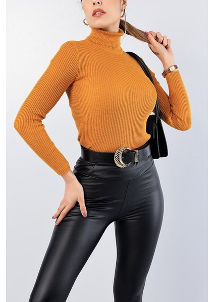 Nisum Yarım Balıkçı Triko Kazak