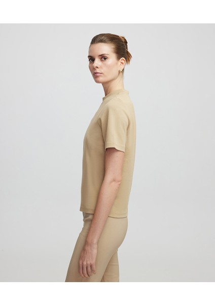 Dik Yaka Basic Tişört IS1250070098AD4