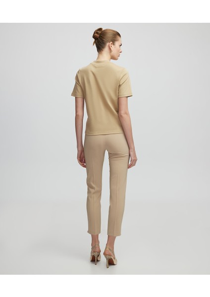 Dik Yaka Basic Tişört IS1250070098AD4