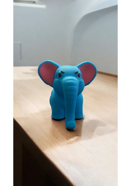 Mini Sevimli Fil Figürü