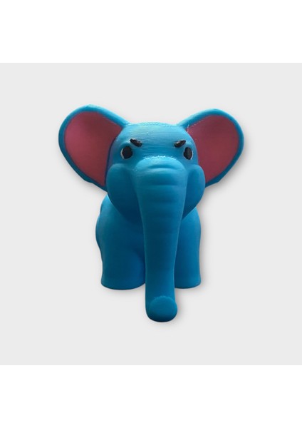 Mini Sevimli Fil Figürü
