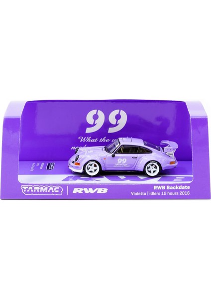 Tarmac Works RWB Backdate Violetta idlers 12 hours 2016