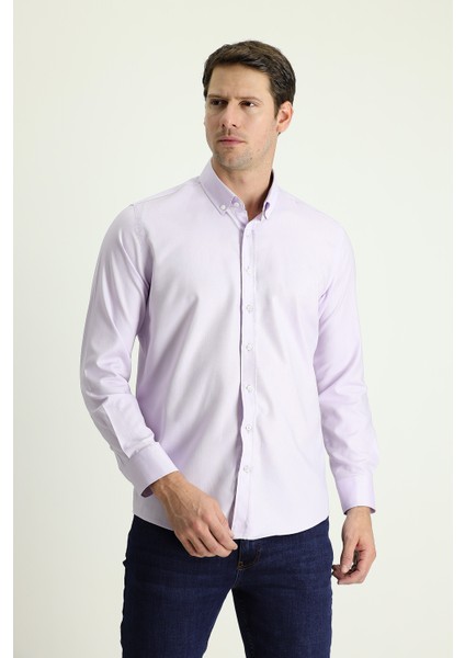 Uzun Kol Slim Fit Dar Kesim Oxford Pamuk Gömlek fiyatları