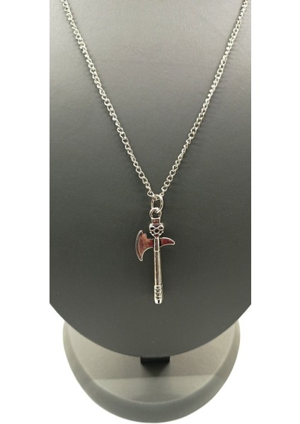 Unisex Gümüş Kaplamalı Zincir Kolye