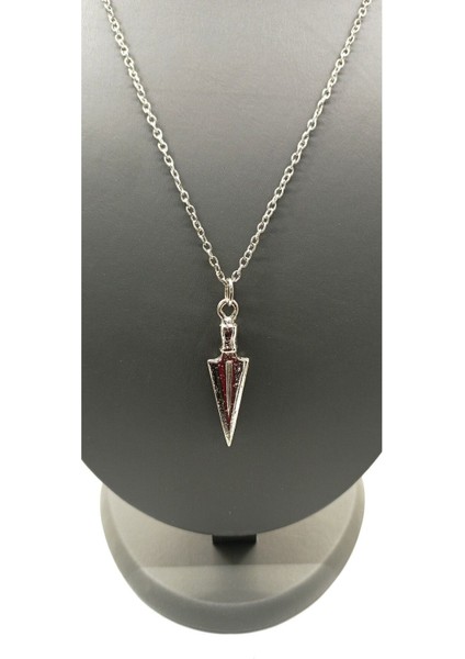 Unisex Gümüş Kaplamalı Zincir Kolye