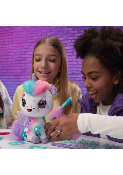 28788 Airbrush Peluş Karanlıkta Parlayan Sihirli Unicorn -Sunman modelleri