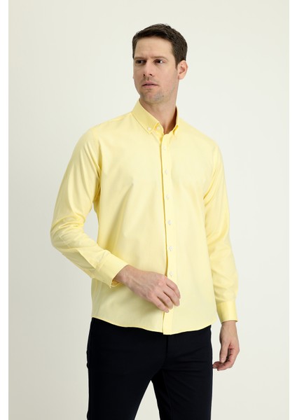 Uzun Kol Slim Fit Dar Kesim Oxford Pamuk Gömlek fiyatları