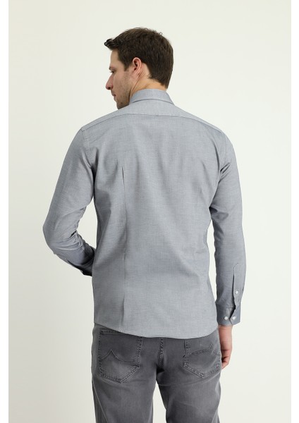 Uzun Kol Slim Fit Dar Kesim Oxford Pamuk Gömlek fiyatları