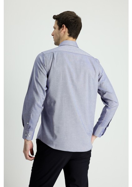 Uzun Kol Regular Fit Oxford Pamuk Gömlek modelleri