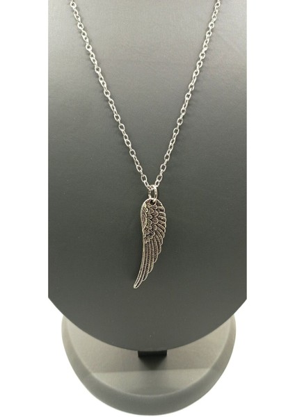 Unisex Gümüş Kaplamalı Zincir Kolye