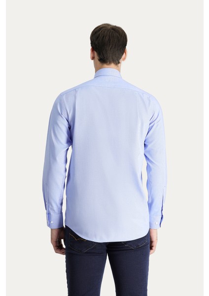 Uzun Kol Regular Fit Oxford Pamuk Gömlek