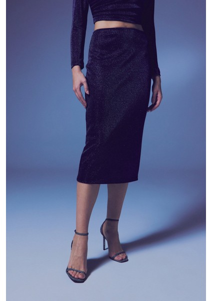 Parlak Kalem Etek - Lacivert fırsatları