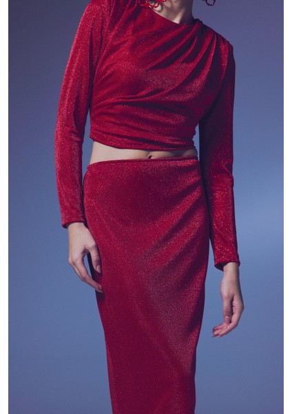 Parlak Kalem Etek - Kırmızı modelleri