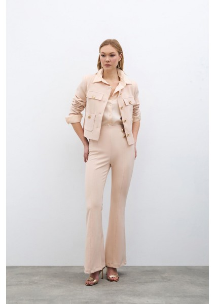 Ispanyol Paça Pantolon - Bej fiyatları