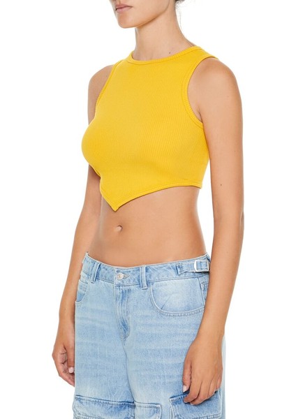 Dikişsiz Örme Crop Atlet
