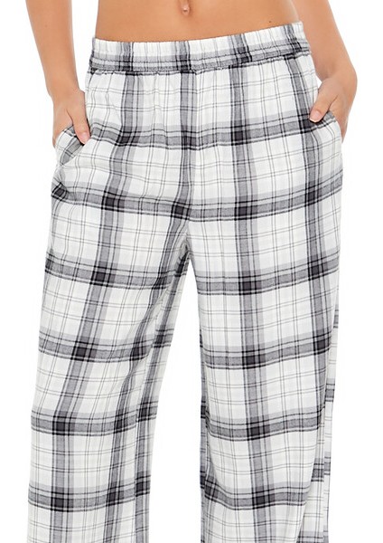 Ekose Desenli Pijama Altı