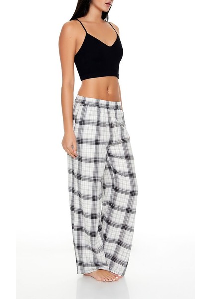 Ekose Desenli Pijama Altı