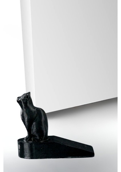 Kapı Stoperi Siyah Renk Dekoratif Kapı Tutucu Durdurucu Model 2