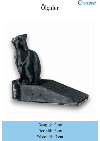 Kapı Stoperi Siyah Renk Dekoratif Kapı Tutucu Durdurucu Model 2 fiyatları