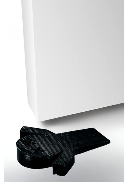 Kapı Stoperi Siyah Renk Dekoratif Kapı Tutucu Durdurucu Model 3