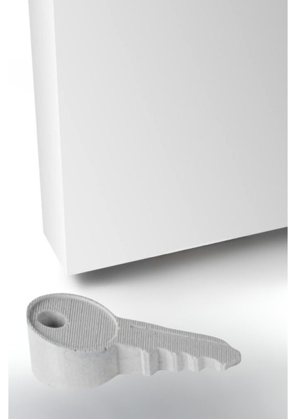 Kapı Stoperi Beyaz Renk Dekoratif Kapı Tutucu Durdurucu Model 5