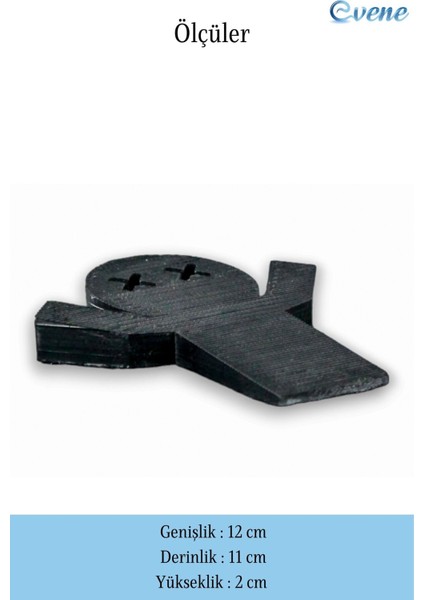Kapı Stoperi Siyah Renk Dekoratif Kapı Tutucu Durdurucu 2 Adet Model 3 fiyatları